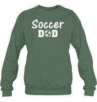Soccer Dad Sports Shirt Unisex Fleece Pullover Sweatshirt