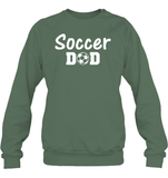 Soccer Dad Sports Shirt Unisex Fleece Pullover Sweatshirt