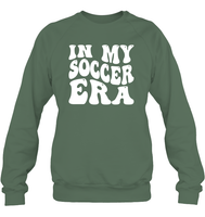 In My Soccer Era Sports Shirt Unisex Fleece Pullover Sweatshirt