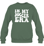 In My Soccer Era Sports Shirt Unisex Fleece Pullover Sweatshirt
