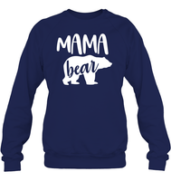 Mama Bear Family Shirt Unisex Fleece Pullover Sweatshirt