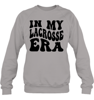 In My Lacrosse Era Sports Shirt Unisex Fleece Pullover Sweatshirt