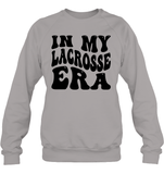 In My Lacrosse Era Sports Shirt Unisex Fleece Pullover Sweatshirt