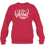 Blessed Shirt Unisex Fleece Pullover Sweatshirt