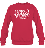 Blessed Shirt Unisex Fleece Pullover Sweatshirt