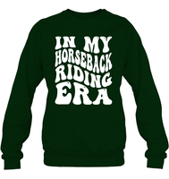 In My Horseback Riding Era Unisex Fleece Pullover Sweatshirt