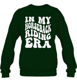In My Horseback Riding Era Unisex Fleece Pullover Sweatshirt