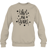 Stars And Stripes 4th Of July Shirt Unisex Fleece Pullover Sweatshirt