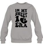 In My Sweet 16 Era Birthday Shirt Unisex Fleece Pullover Sweatshirt