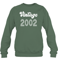 2002 Retro Vintage Birth Year Blast Unisex Fleece Pullover Sweatshirt