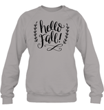 Hello Fall Shirt – Welcome the Coziest Season Unisex Fleece Pullover Sweatshirt