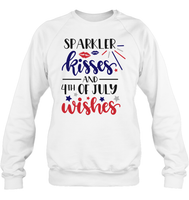 Sparkler Kisses 4th Of July Shirt Unisex Short Sleeve, Long Sleeve, Hoodies, Sweatshirt