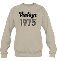 1975 Retro Vintage Birth Year Blast Unisex Fleece Pullover Sweatshirt