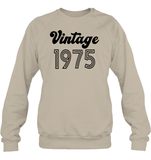 1975 Retro Vintage Birth Year Blast Unisex Fleece Pullover Sweatshirt