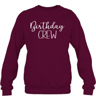 Birthday Crew Unisex Fleece Pullover Sweatshirt