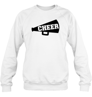 Cheer T Shirt Unisex Fleece Pullover Sweatshirt