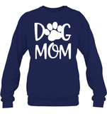 Dog Mom Pet Shirt Unisex Fleece Pullover Sweatshirt