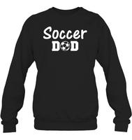 Soccer Dad Sports Shirt Unisex Fleece Pullover Sweatshirt