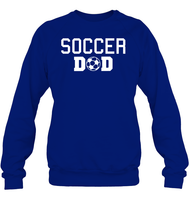Soccer Dad Sports Shirt Unisex Fleece Pullover Sweatshirt