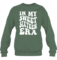 In My Sweet Sixteenth Era Birthday Shirt Unisex Fleece Pullover Sweatshirt