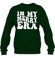 In My Merry Era Shirt Unisex Fleece Pullover Sweatshirt