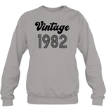 1982 Retro Vintage Birth Year Blast Unisex Fleece Pullover Sweatshirt