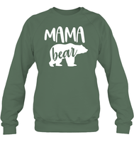 Mama Bear Family Shirt Unisex Fleece Pullover Sweatshirt