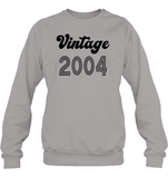2004 Retro Vintage Birth Year Blast Unisex Fleece Pullover Sweatshirt