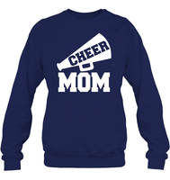 Cheer Mom With Megaphone Unisex Fleece Pullover Sweatshirt