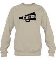 Cheer T Shirt Unisex Fleece Pullover Sweatshirt