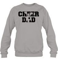Cheer Dad With Cheerleader Unisex Fleece Pullover Sweatshirt