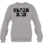 Cheer Dad With Cheerleader Unisex Fleece Pullover Sweatshirt