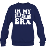 In My Triathlon Era Sports Shirt Unisex Fleece Pullover Sweatshirt
