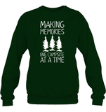 Making Memories One Campsite At A Time Unisex Fleece Pullover Sweatshirt