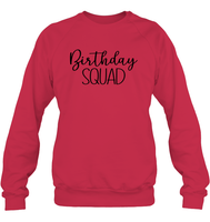 Birthday Squad Unisex Fleece Pullover Sweatshirt