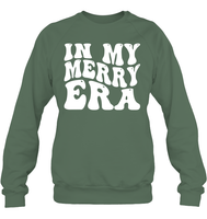 In My Merry Era Shirt Unisex Fleece Pullover Sweatshirt