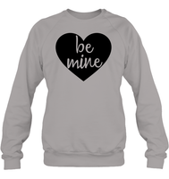 Be Mine Valentine's Day Unisex Fleece Pullover Sweatshirt