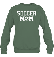 Soccer Mom Sports Shirt Unisex Fleece Pullover Sweatshirt