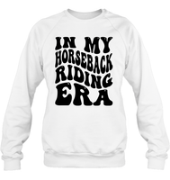 In My Horseback Riding Era Unisex Fleece Pullover Sweatshirt