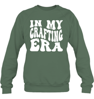In My Crafting Era Unisex Fleece Pullover Sweatshirt