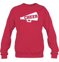 Cheer T Shirt Unisex Fleece Pullover Sweatshirt