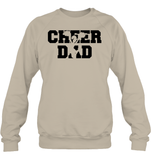 Cheer Dad With Cheerleader Unisex Fleece Pullover Sweatshirt