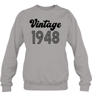 1948 Retro Vintage Birth Year Blast Unisex Fleece Pullover Sweatshirt