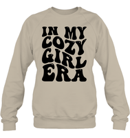 In My Cozy Girl Era Shirt Unisex Fleece Pullover Sweatshirt