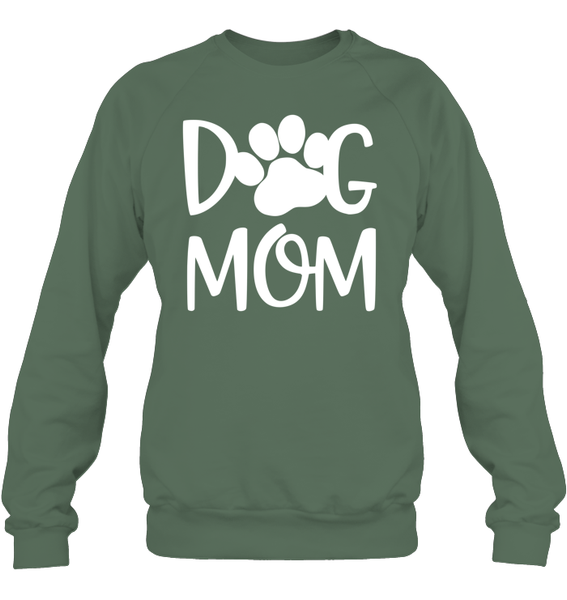 Dog Mom Pet Shirt Unisex Fleece Pullover Sweatshirt