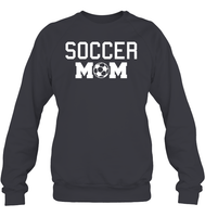 Soccer Mom Sports Shirt Unisex Fleece Pullover Sweatshirt