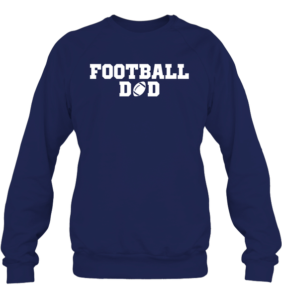 Football Dad Shirt - The Ultimate Game Day Essential Unisex Fleece Pullover Sweatshirt
