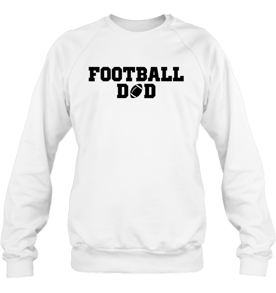 Football Dad Shirt - The Ultimate Game Day Essential Unisex Fleece Pullover Sweatshirt