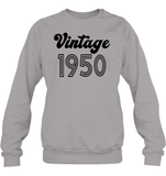 1950 Retro Vintage Birth Year Blast Unisex Fleece Pullover Sweatshirt