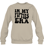 In My Fifties Era Birthday Shirt Unisex Fleece Pullover Sweatshirt